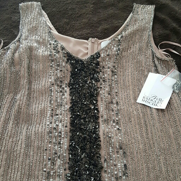 ☇ Sale !!!Belle Badgley Mischka Cocktail Dress - Picture 2 of 4